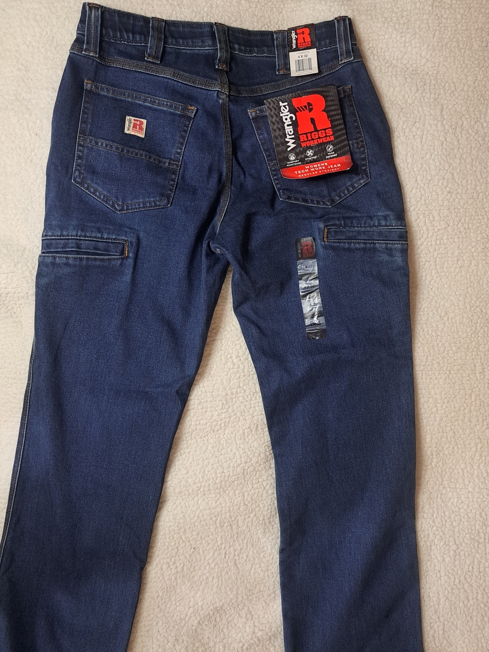 Wrangler Riggs Dark Blue Women's Work Jeans